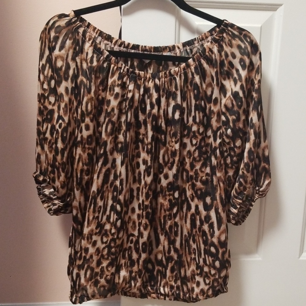 Leopard Printed Top